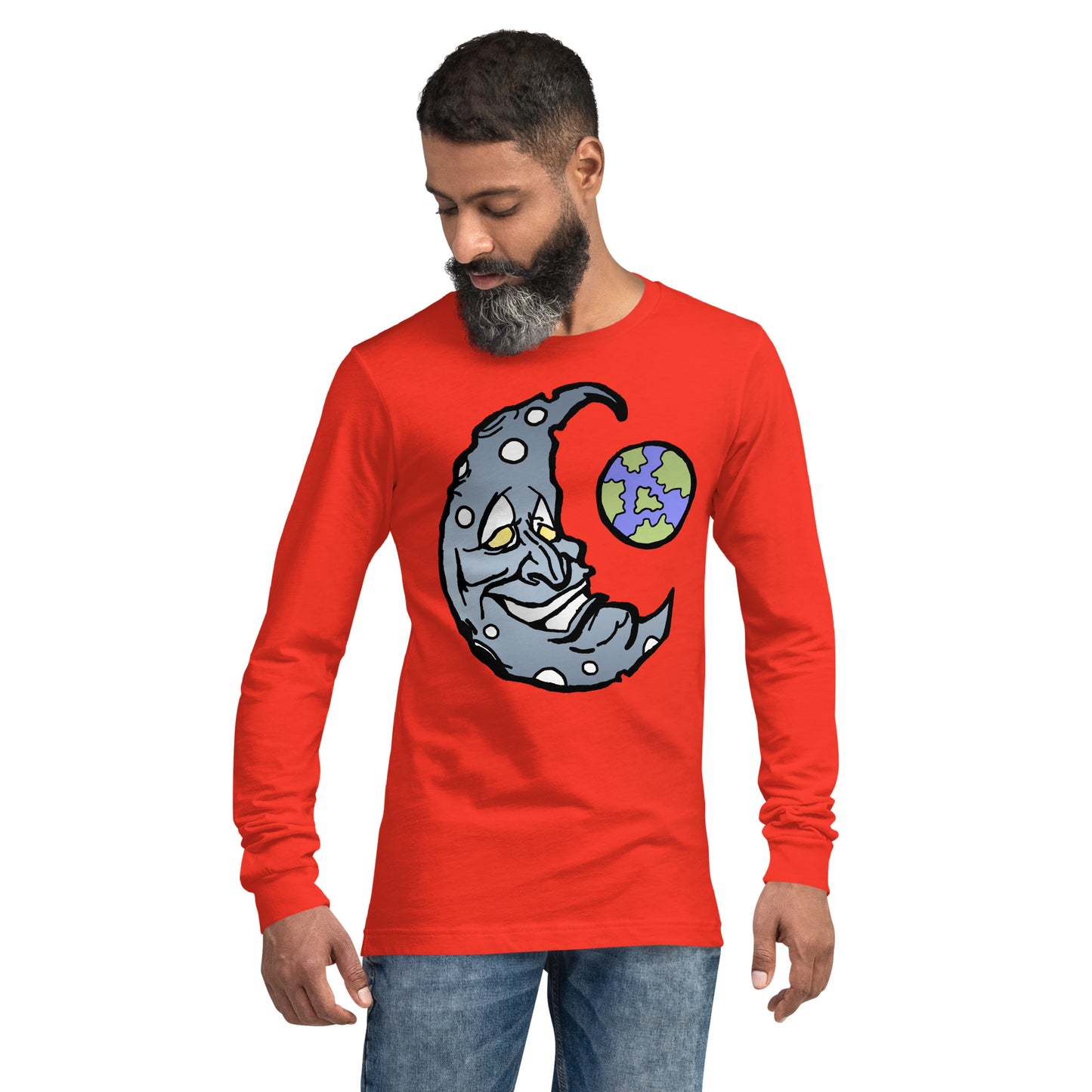 Silver Moon Unisex Long Sleeve Tee