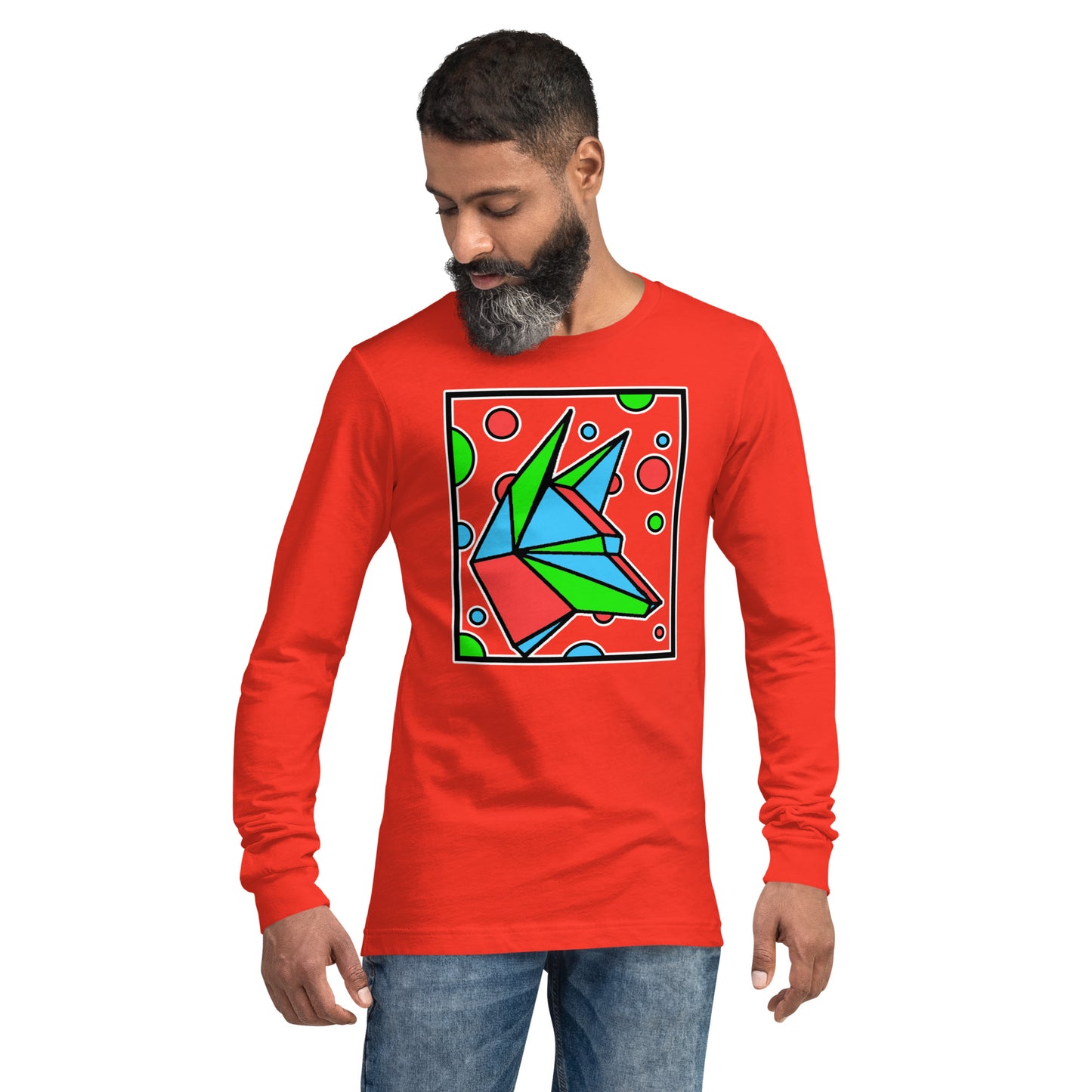 RBG Box Dog Unisex Long Sleeve Tee