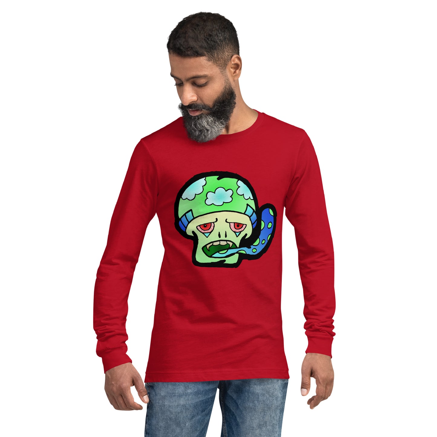 Green Shroom Unisex Long Sleeve Tee