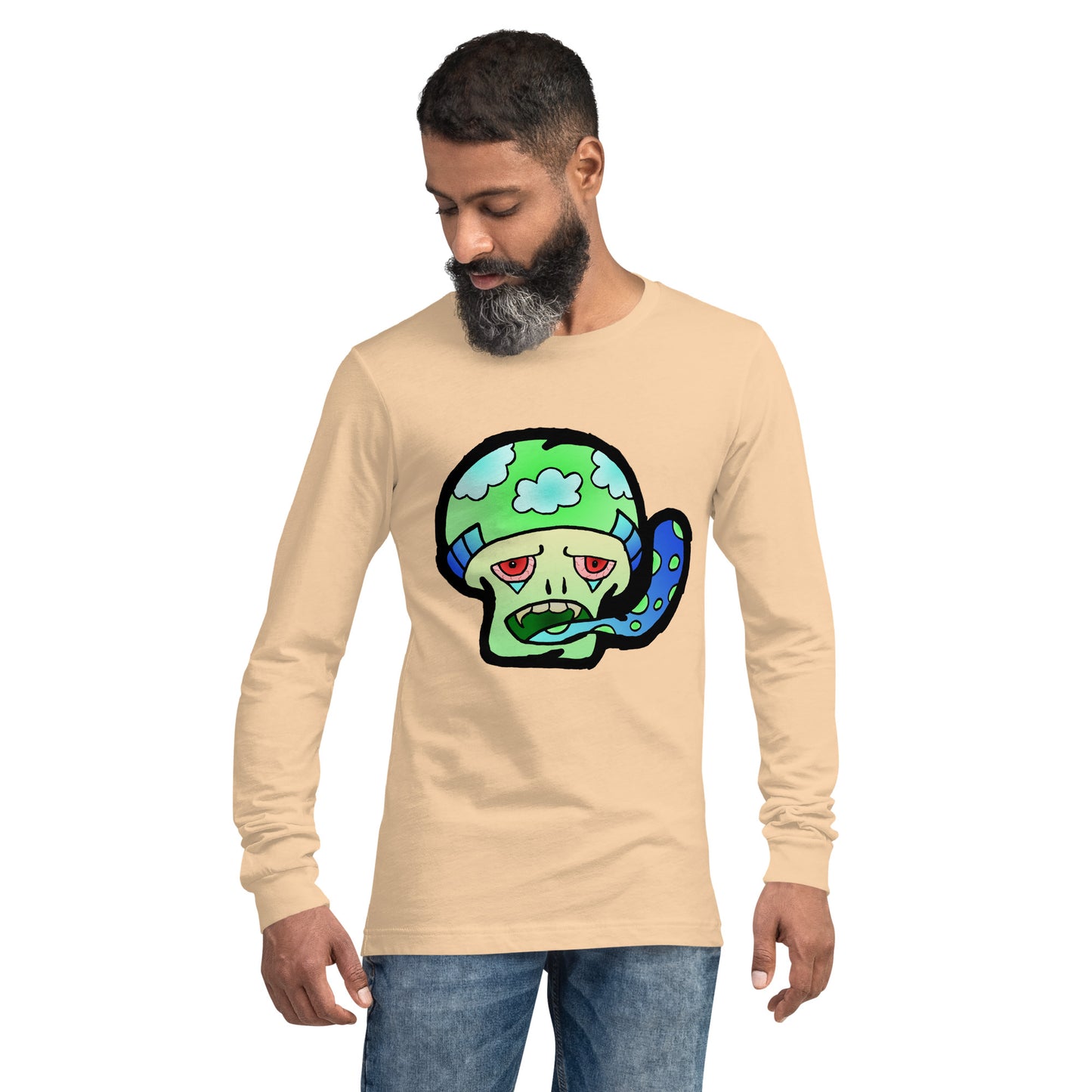 Green Shroom Unisex Long Sleeve Tee