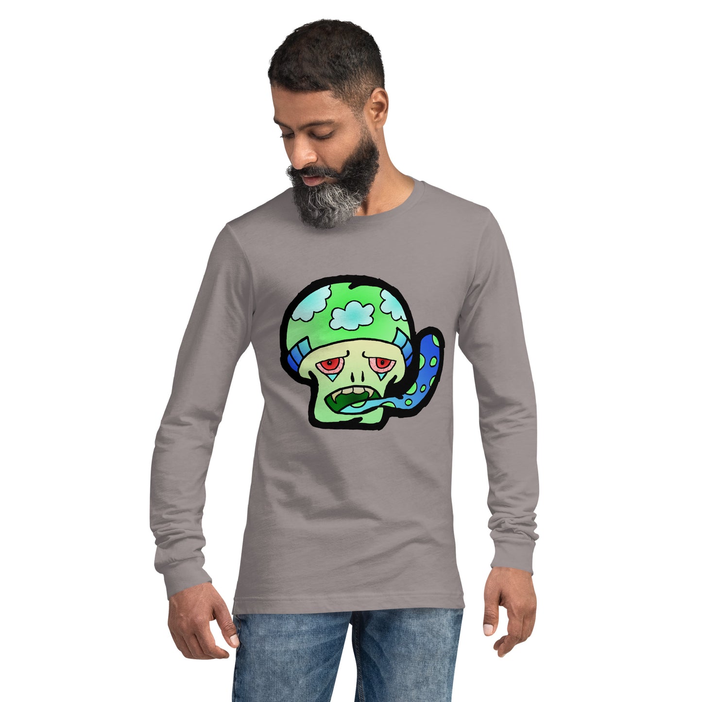 Green Shroom Unisex Long Sleeve Tee