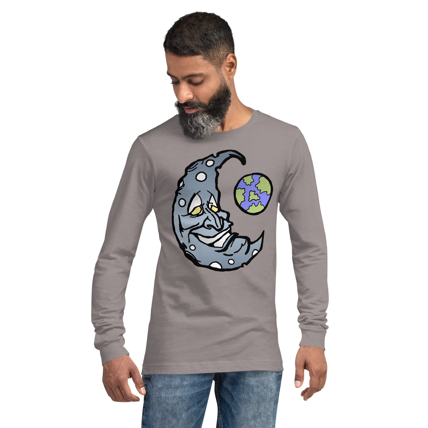 Silver Moon Unisex Long Sleeve Tee