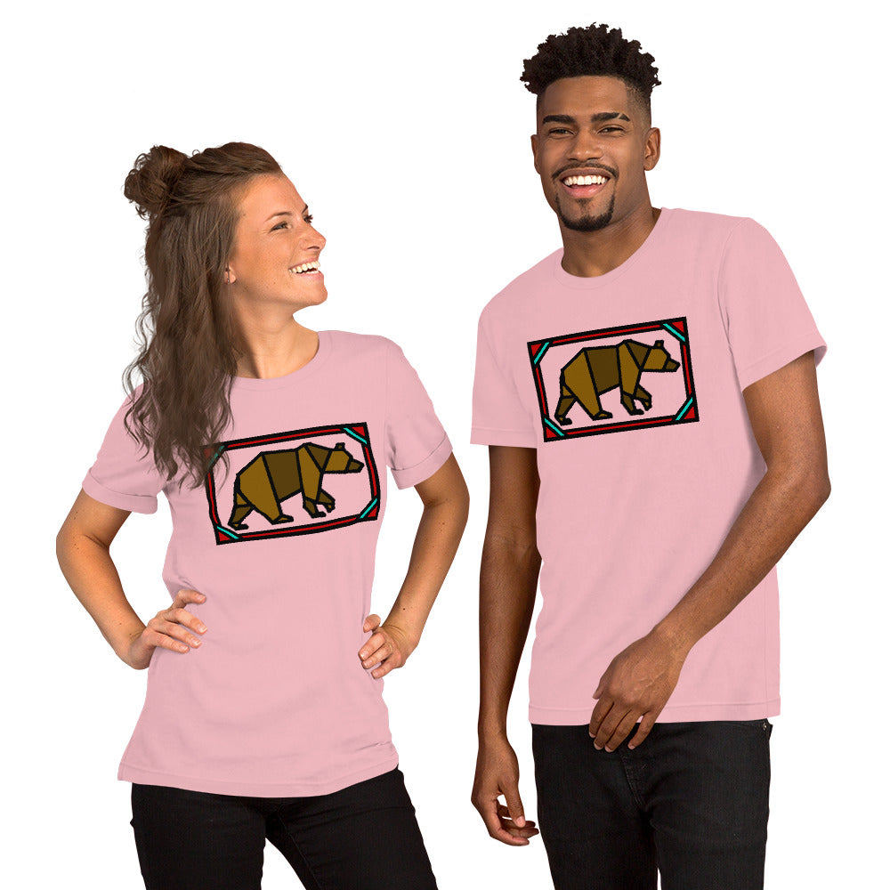 Brown Box Bear Short-Sleeve Unisex T-Shirt