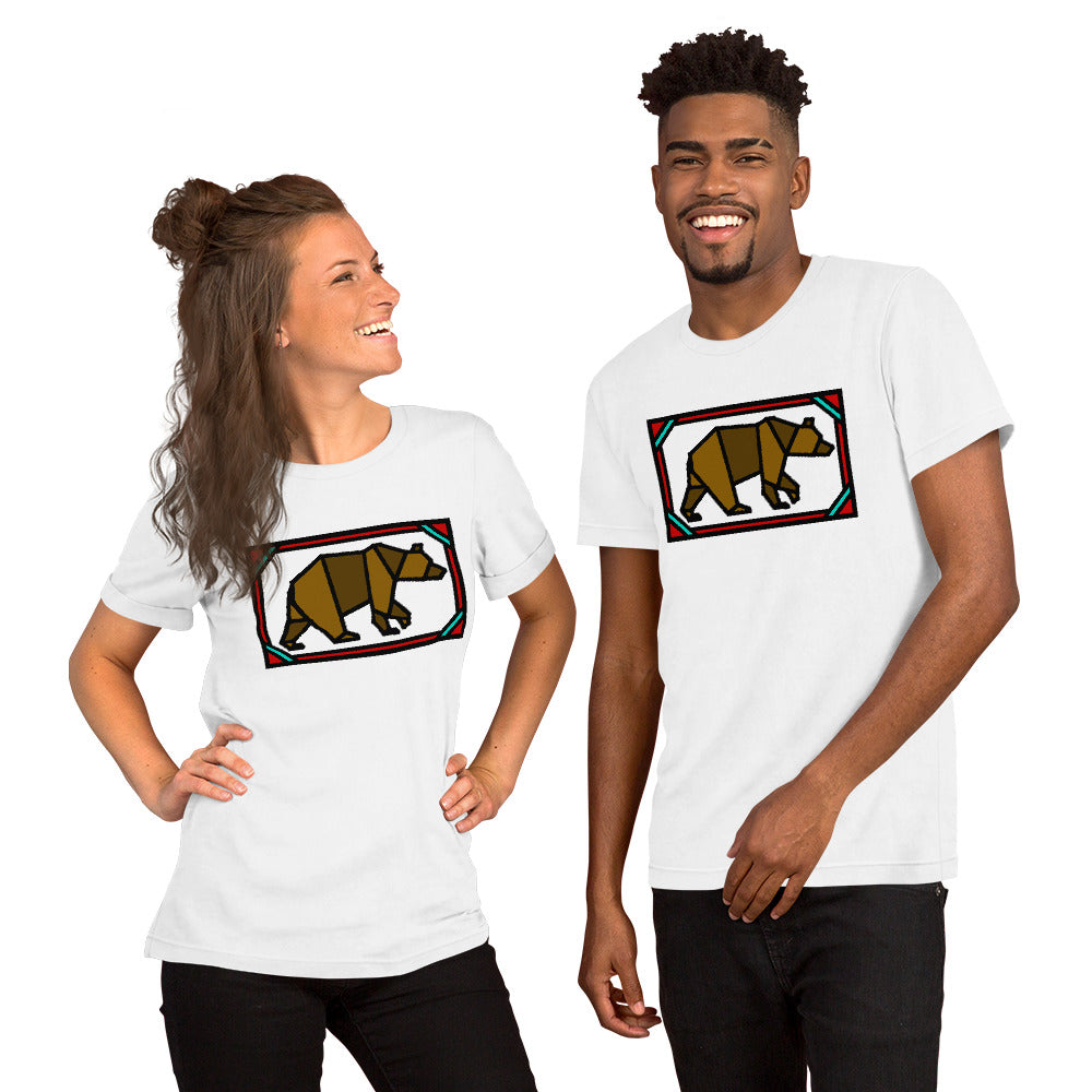 Brown Box Bear Short-Sleeve Unisex T-Shirt