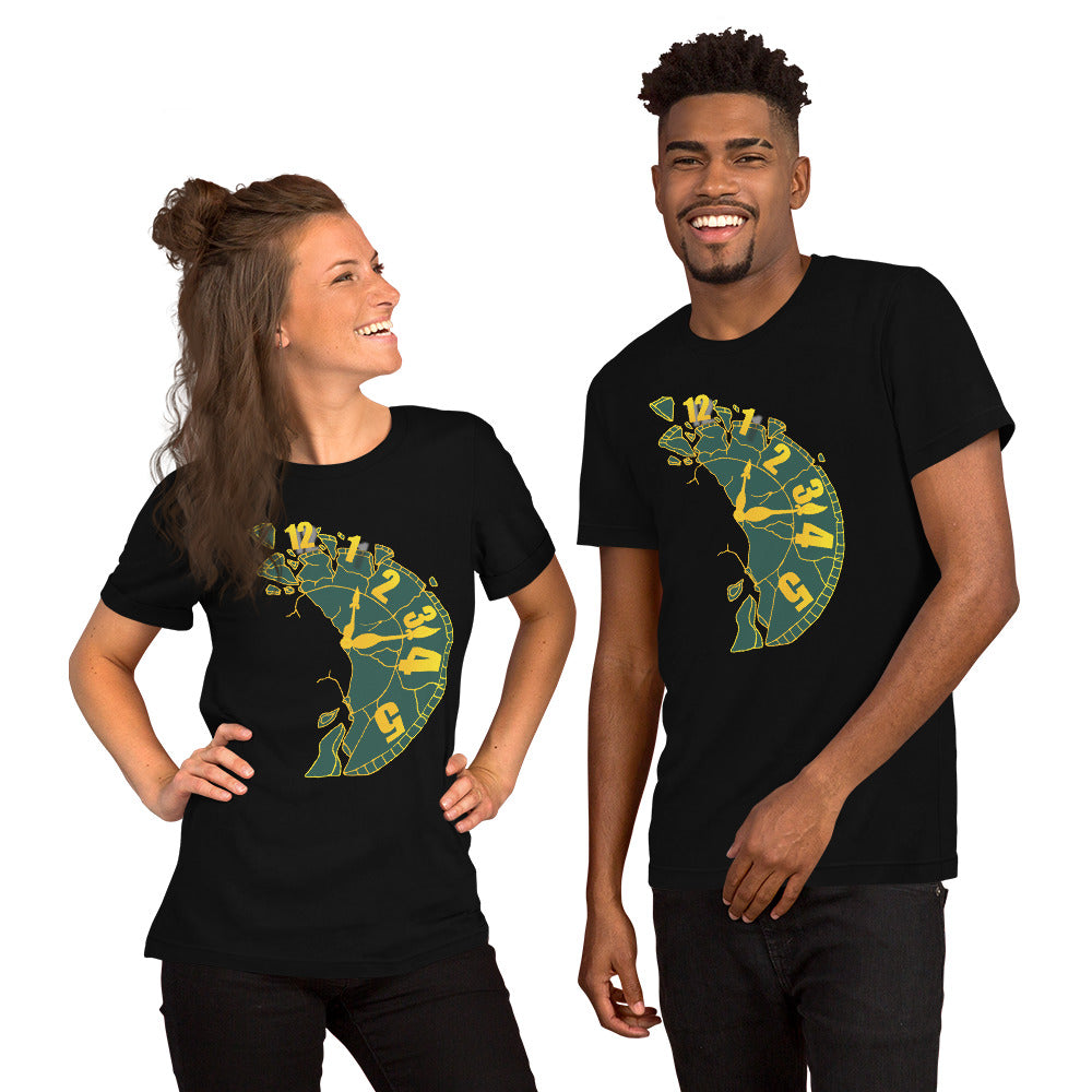 Broken Clock Unisex t-shirt