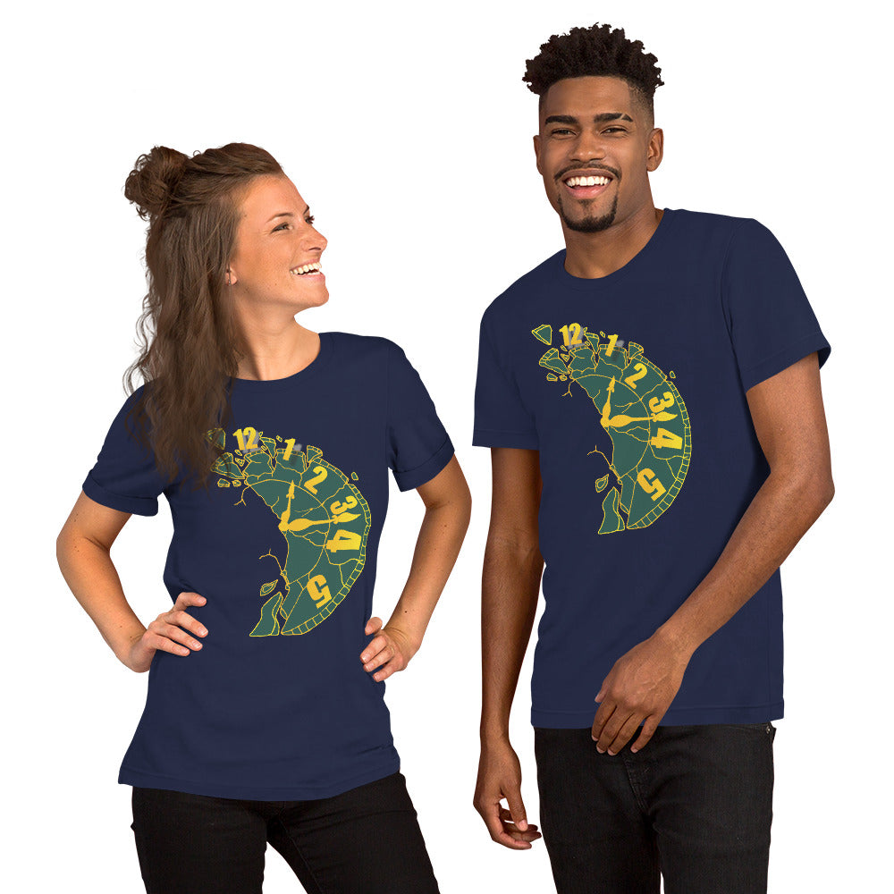 Broken Clock Unisex t-shirt